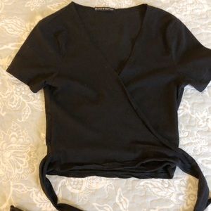 Brandy Melville Adjustable Wrap Shirt